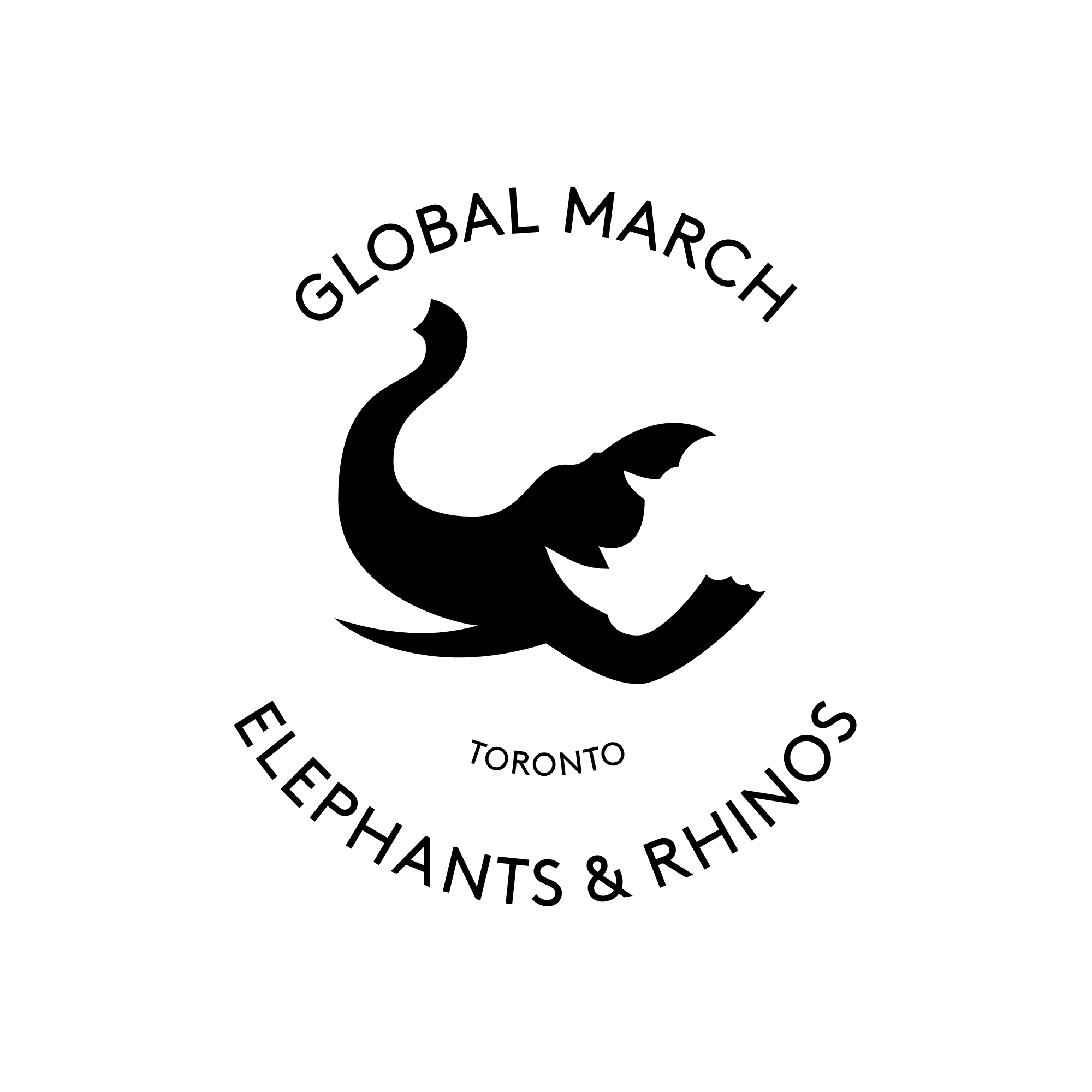 Global March for Elephants & Rhinos logo